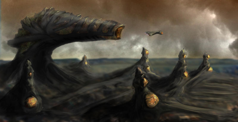 Alien Theme Environment Alien environment by 2Beto on DeviantArt