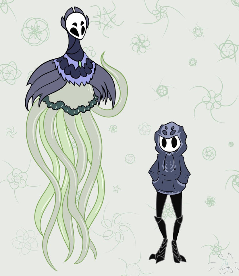 Monamon Mask Monomon and Quirrel from the AU by DebbyGattaTheBeast on DeviantArt