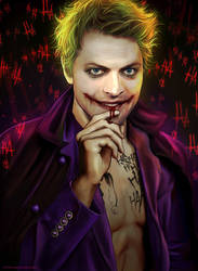 Spn x DC Comics - Misha as The Joker