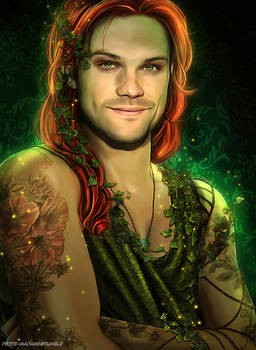 Spn x DC Comics - Jared as Poison Ivy