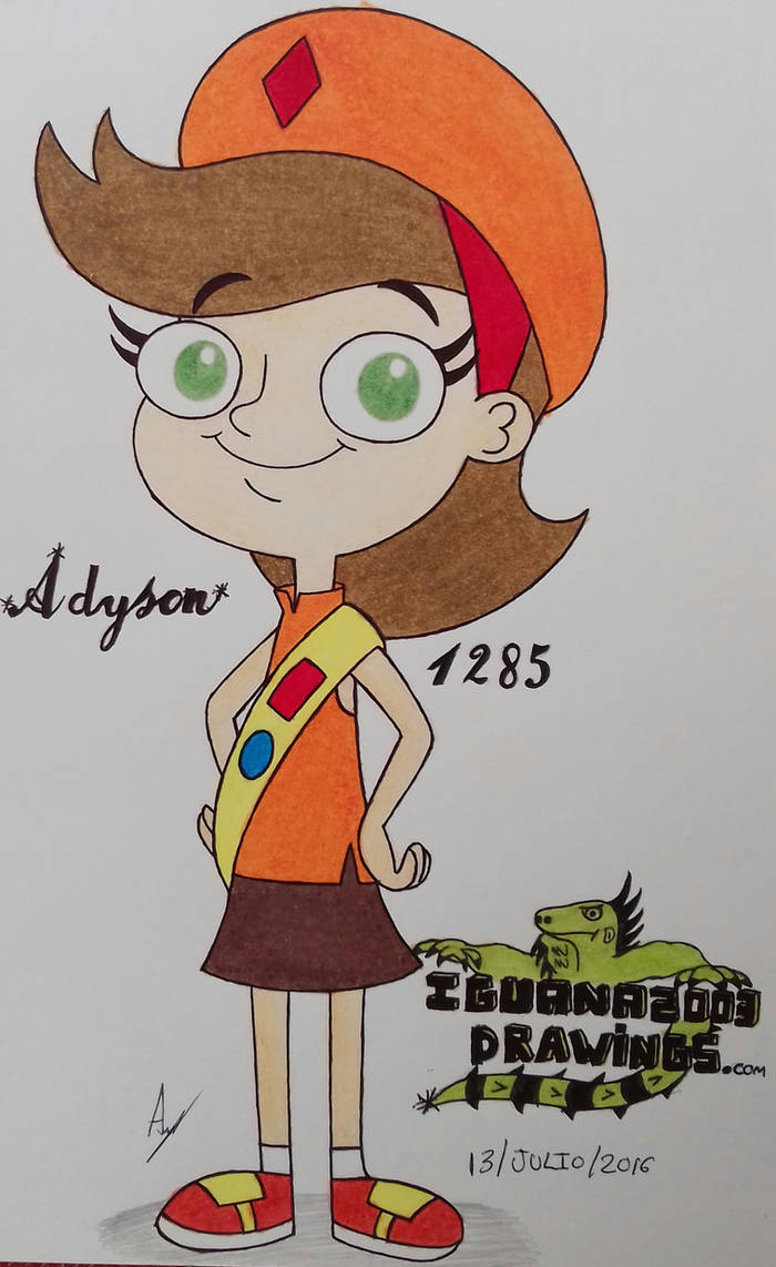Adyson - The Fireside Girls N.1285 by IGUANA2003DRAWINGS on DeviantArt