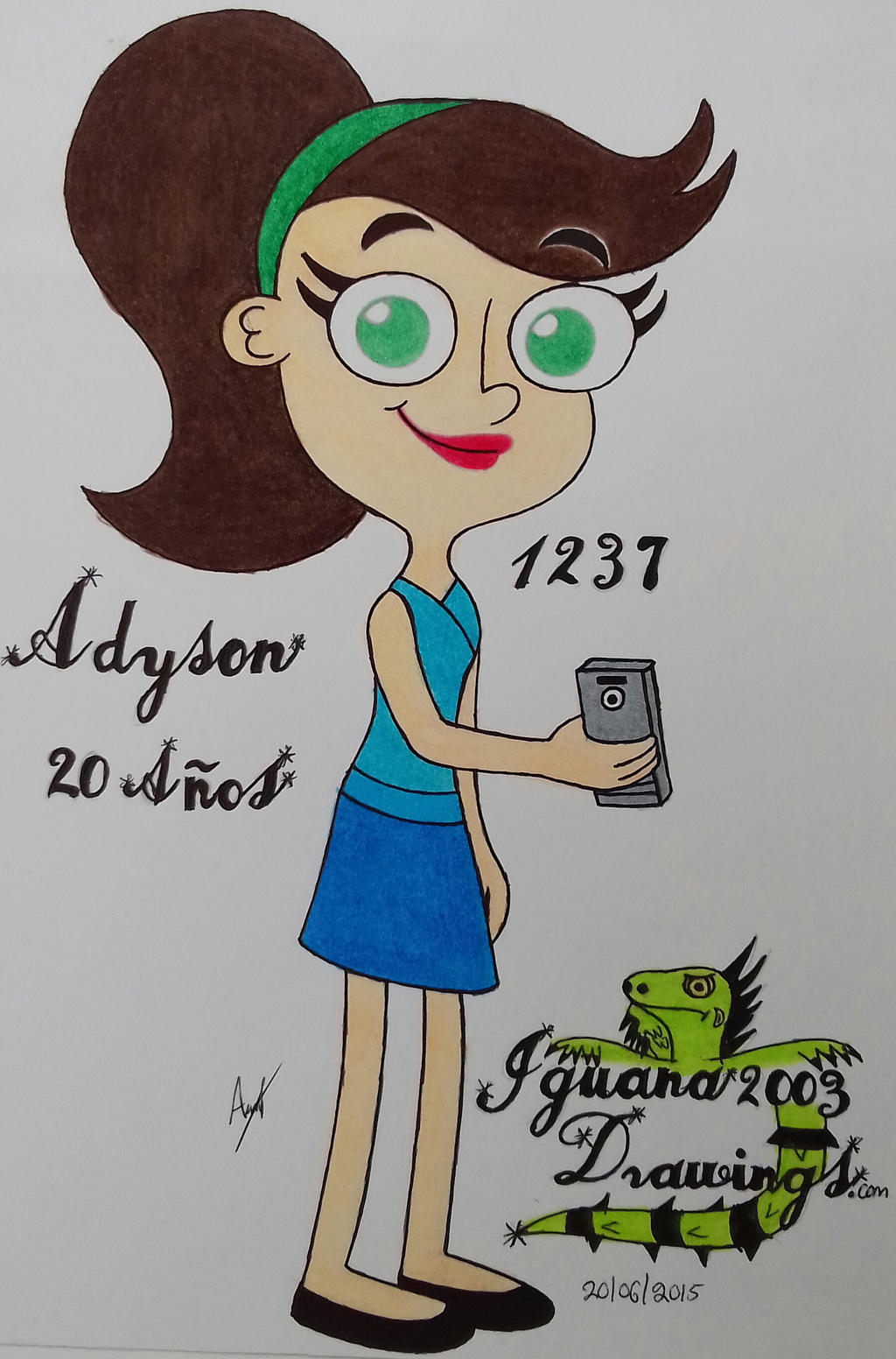 Adyson Sweetwater Teen N.1237 by IGUANA2003DRAWINGS on DeviantArt