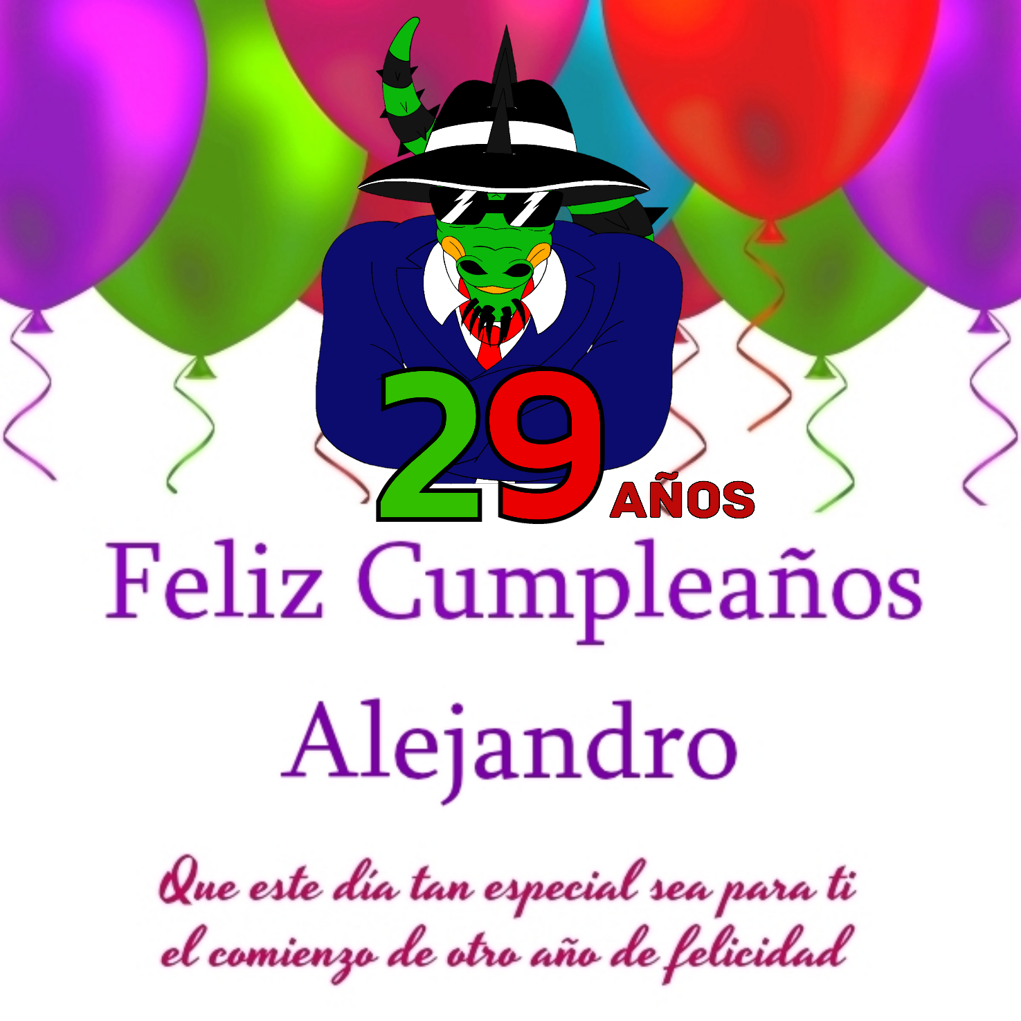 Happy Birthday Alejandro 2022 by IGUANA2003DRAWINGS on DeviantArt