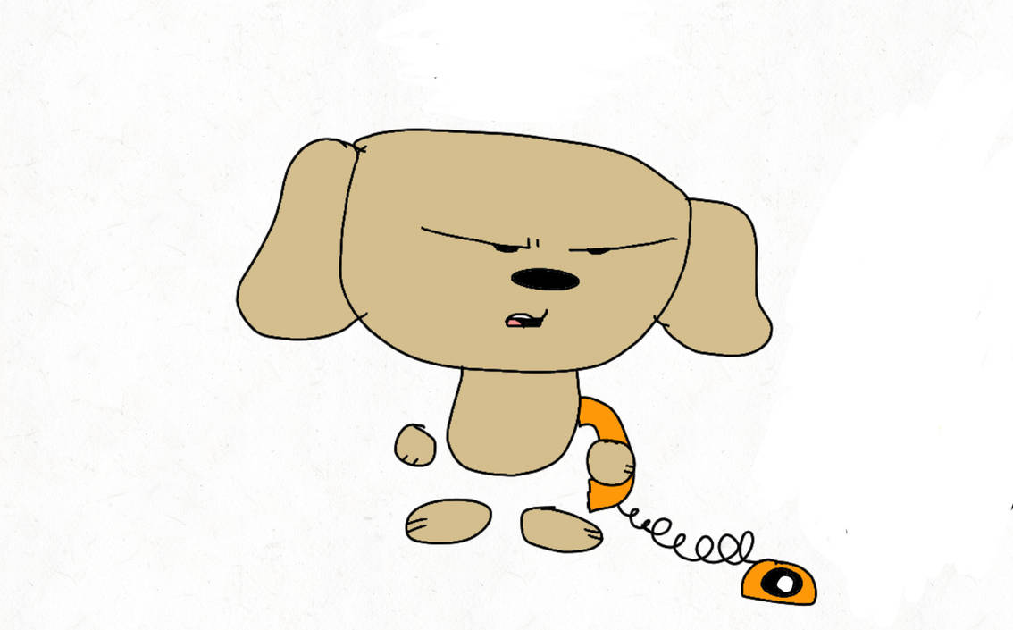 Illustration of talking ben dog