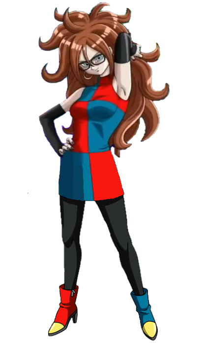 Android 21 Cute Pose Full Body Render Edit by jamerson1 on DeviantArt