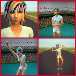 Rainbow Dash on The Sims 2