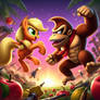 Applejack vs Donkey Kong