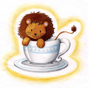 Lion in a cup