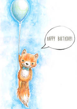 Birthday Fox