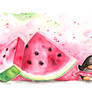 Fruit Penguins: Watermelon Ballerinas