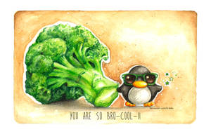 Valentine Vegetables: Bro-cool-i Bros