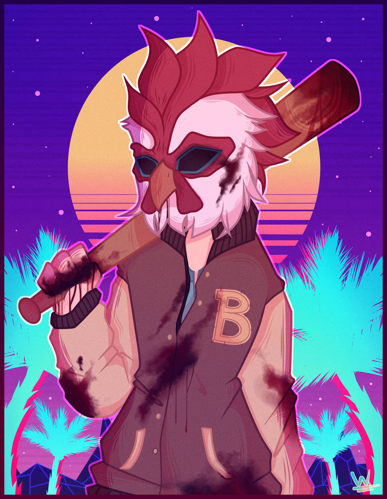 FanArt Of Jacket Hotline Miami By Ward V0id On DeviantArt fanart-of-jacket-hotline-miami-by-ward-v0id-on-deviantart
