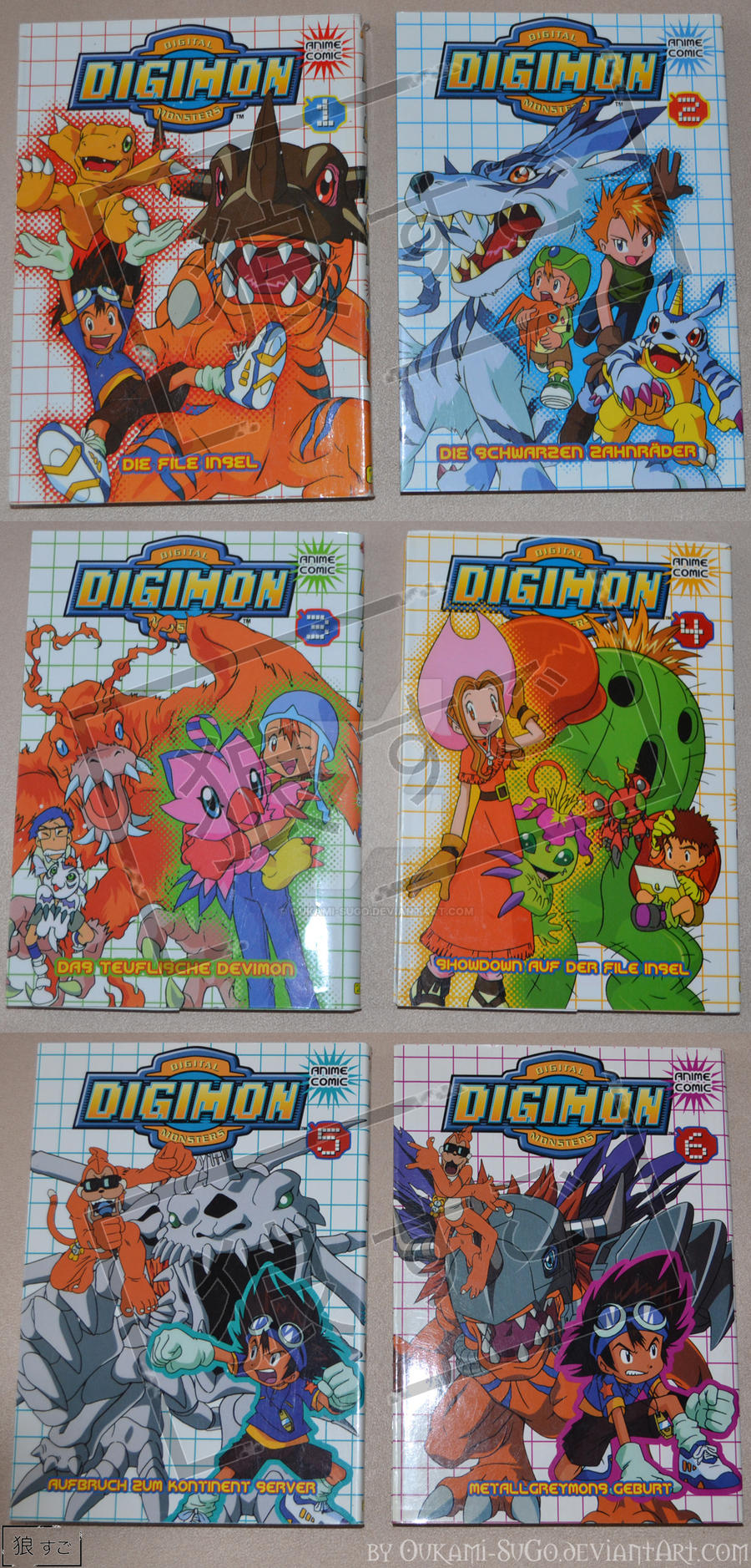 German Digimon-Anime-Comics