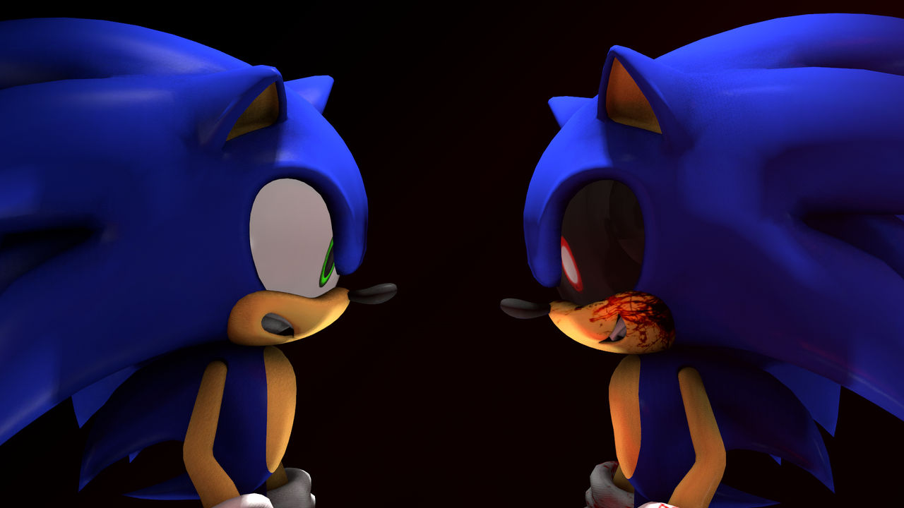 Sonic vs Sonic.EXE SFM Remastered by MasonFazbear on DeviantArt