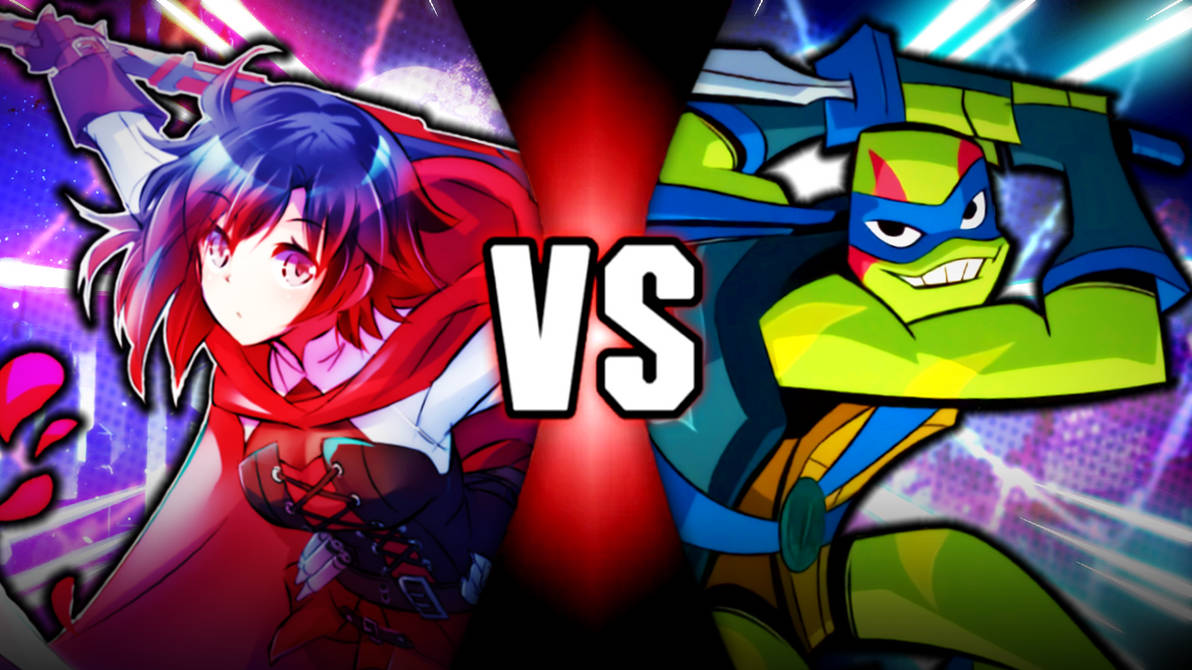 Ruby Rose Defeated Ruby Rose VS Leonardo V2 (RWBY VS ROTTMNT) by MasonFazbear on DeviantArt