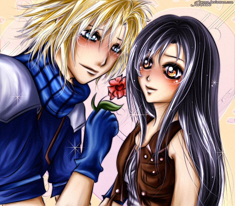 Cloud x Tifa: Shy Love