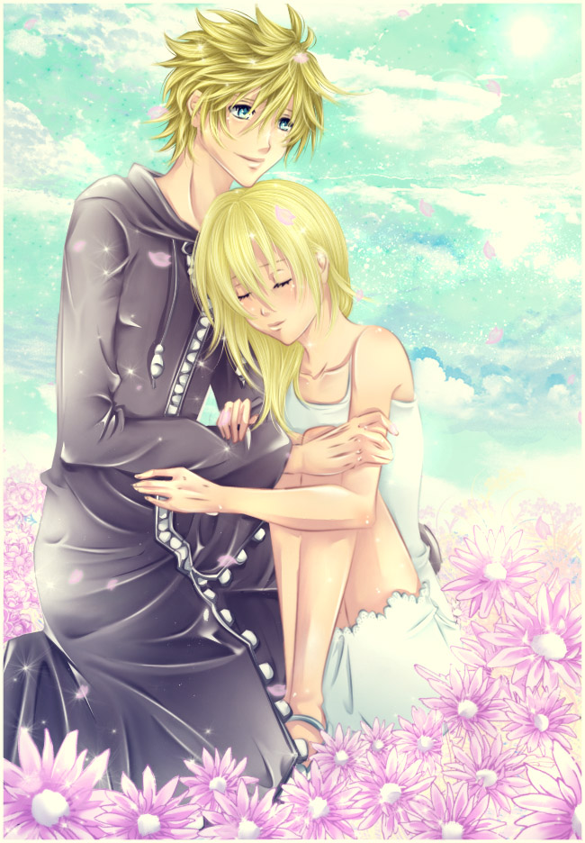 Namine Roxas Art-Trade: Roxas x Namine by Iwonn on DeviantArt