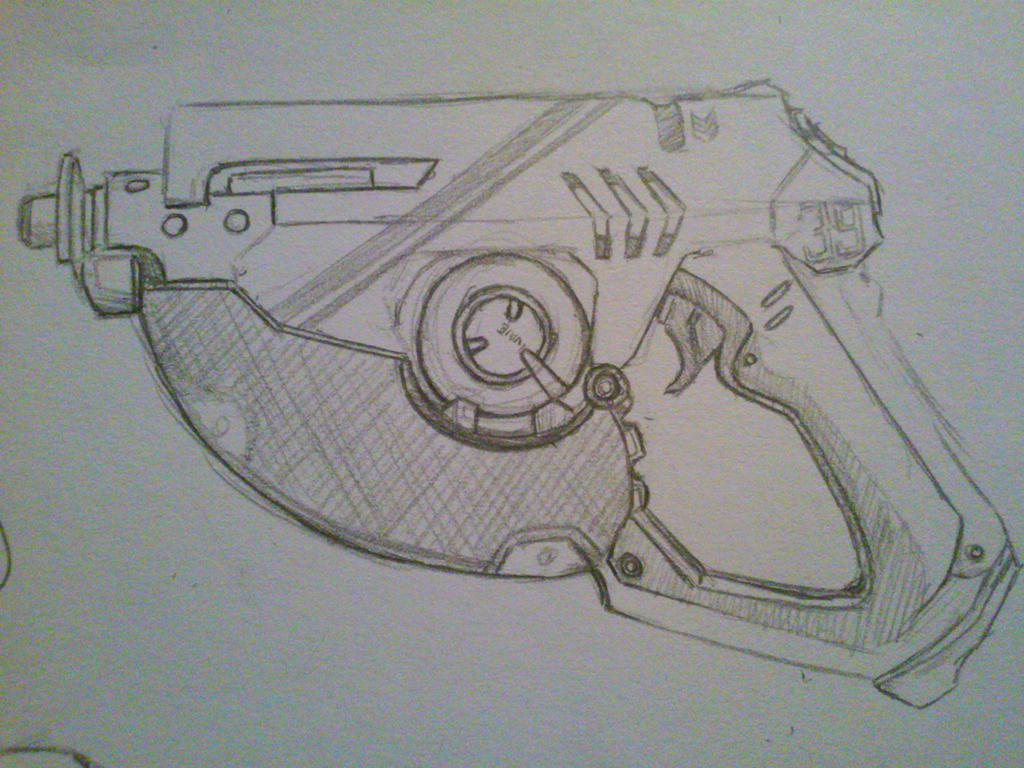 Tracemaker Gun Rotation Tracer's Pistol Machine Gun Thing..? by Vinylfox on DeviantArt