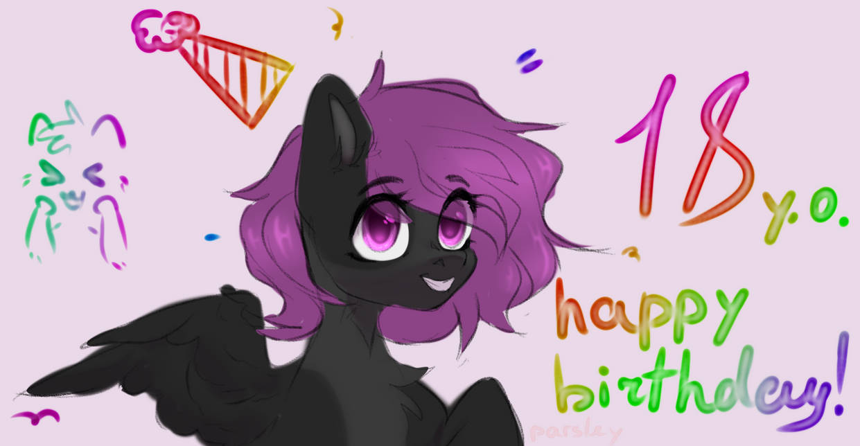 Hurray!! Happy birthday to me) by pparsley on DeviantArt