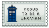 Proud To Be A Whovian Stamp by mirmirs