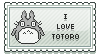 FREE I love Totoro stamp