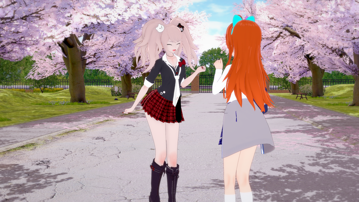 Seto Rika Funny Junko Enoshima Meets Rika Seto (1/5) by DanganDJD4Ronpa on DeviantArt