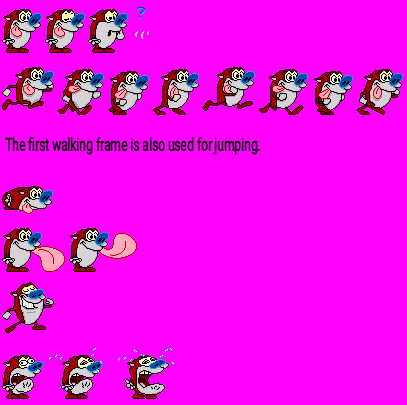 Stimpy Computer Frame Stimpy sprites by TheStuffRisesAgain on DeviantArt