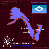 Project Wingmap Map Map of United Cascadia (Project Wingman) by triyon33 on DeviantArt