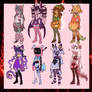 Halloween Furry Adoptables - OPEN!!