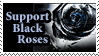 Support Black Roses Wide by missmarypotter