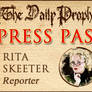 Rita Skeeter, Badge
