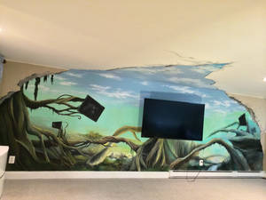 Fantasy Wall Painting