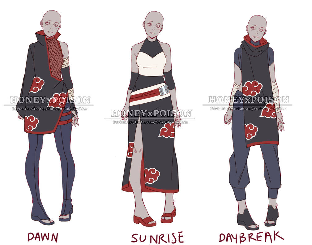 Akatsuki Robe Sims Akatsuki Outfit Adopts PRICE REDUCTION (OPEN) by ielleja on DeviantArt
