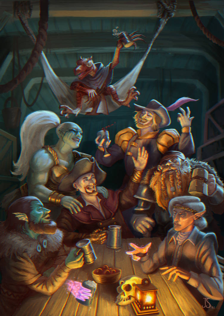 Party Template Deviantart Party commission by Joelilustrador on DeviantArt