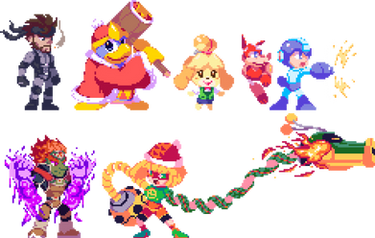 SSBU Pixel Art - Wave 3