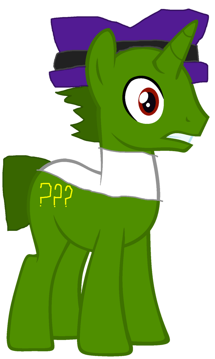 KnowItAll Green Pony by JohnathanAtoms on DeviantArt