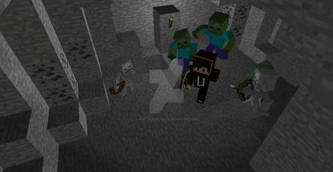 Minecraft me and MONSTERS