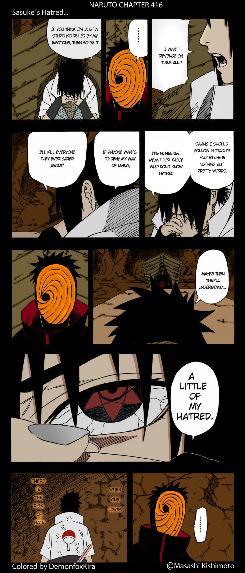 Hatred Of Sasuke.