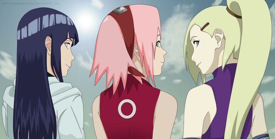 Hinata , Sakura and Ino