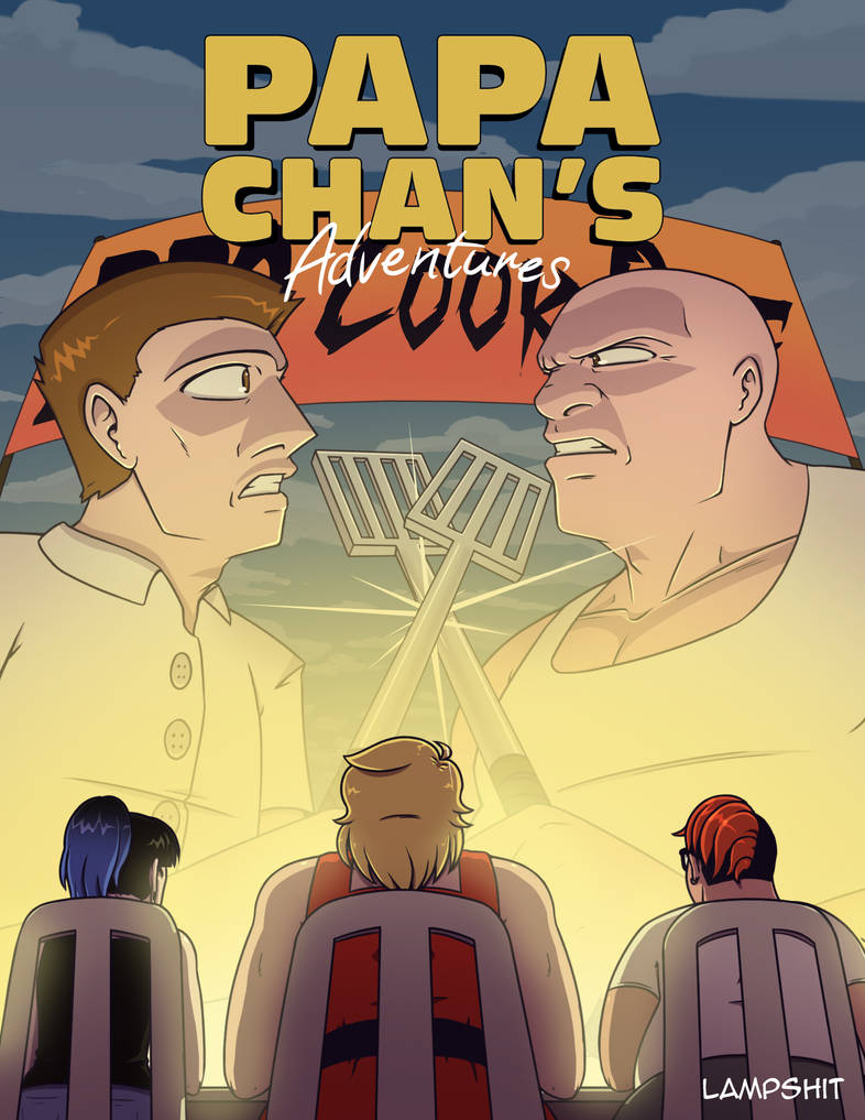 Papa Chan's Adventures Chapter 3 Cover by Lampshit on DeviantArt