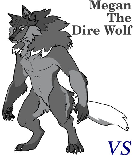 Megan The Dire Wolf (dire wolf form) by SonicThelonegamer on DeviantArt