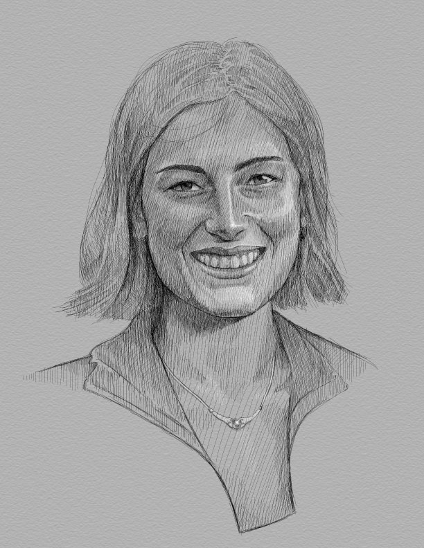 Vector Pencil Portrait