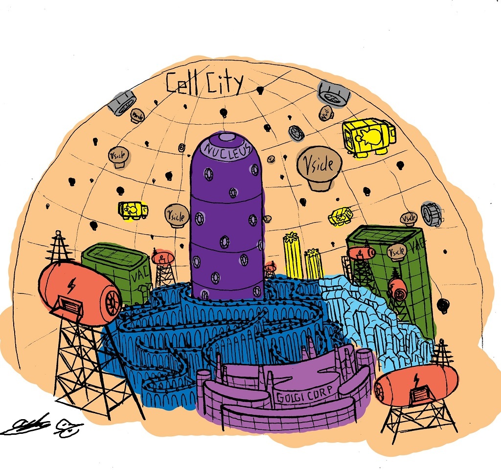 Cell City Computer Examples Cell City Drawing