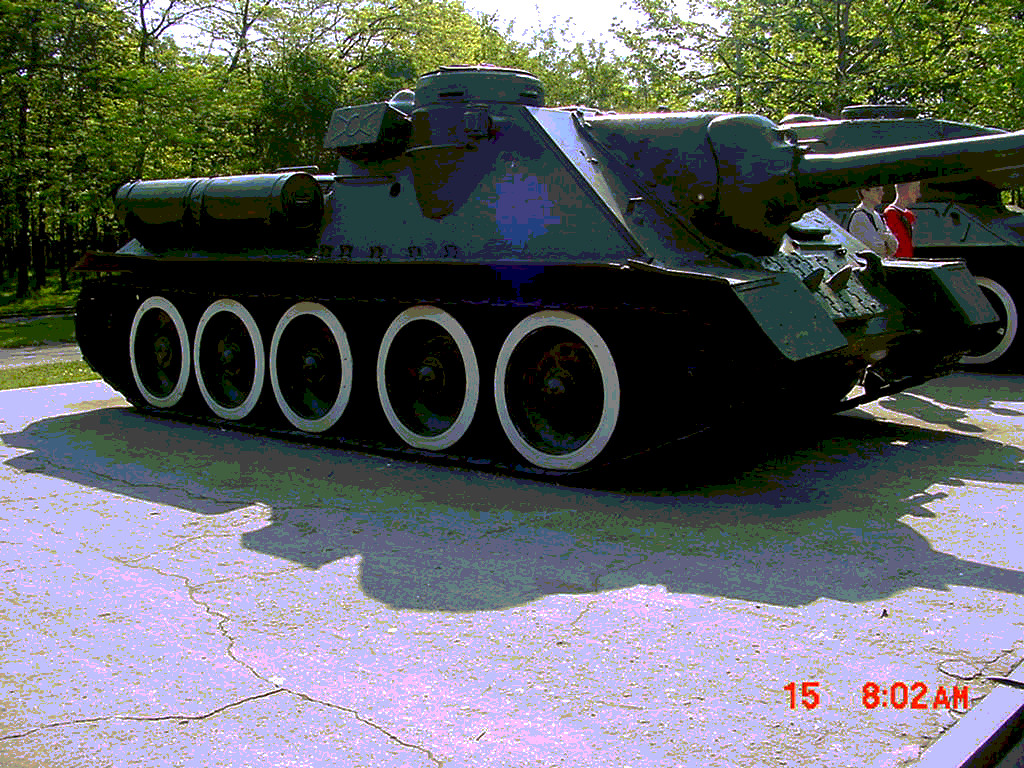 Soviet SU-100 tank destroyer