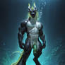 Underwater Dragon Anthro Adopt