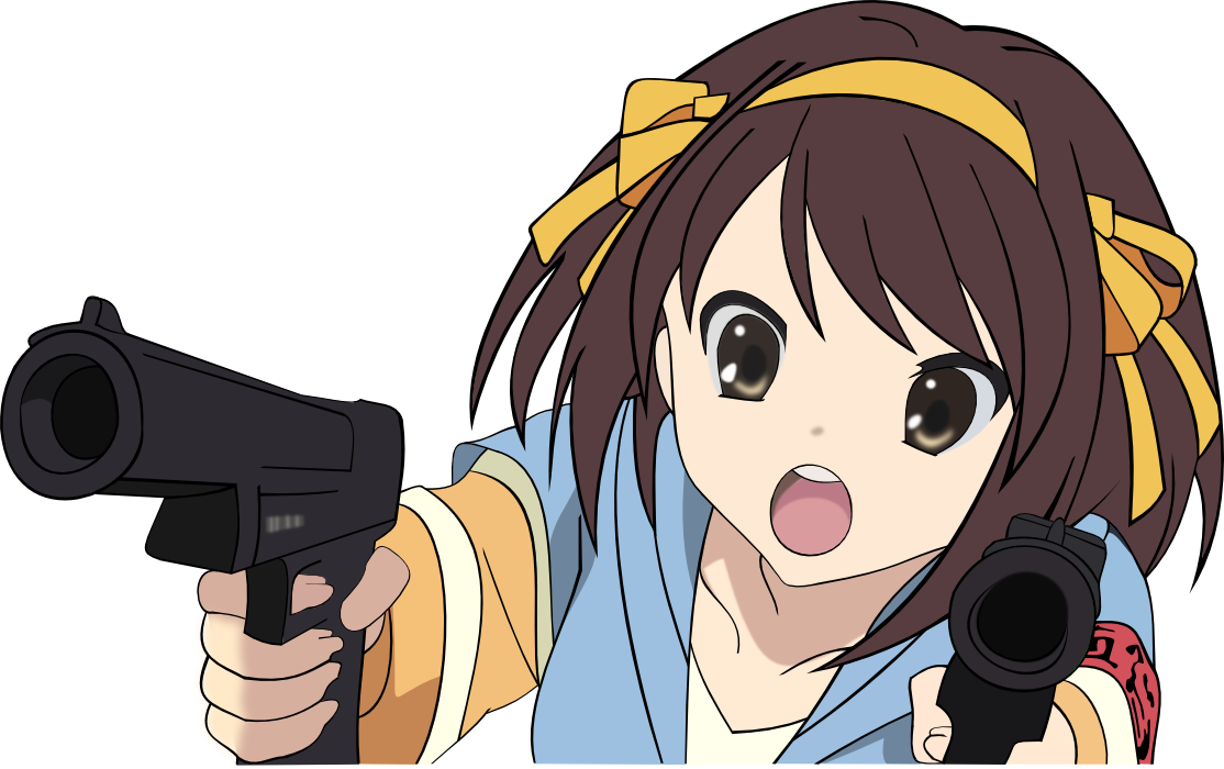 Harhi Haruhi Suzumiya - Vector by AutochthonScion on DeviantArt