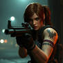 Claire Redfield Sniper In Resident Evil Night