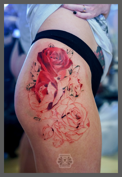 roses in progress