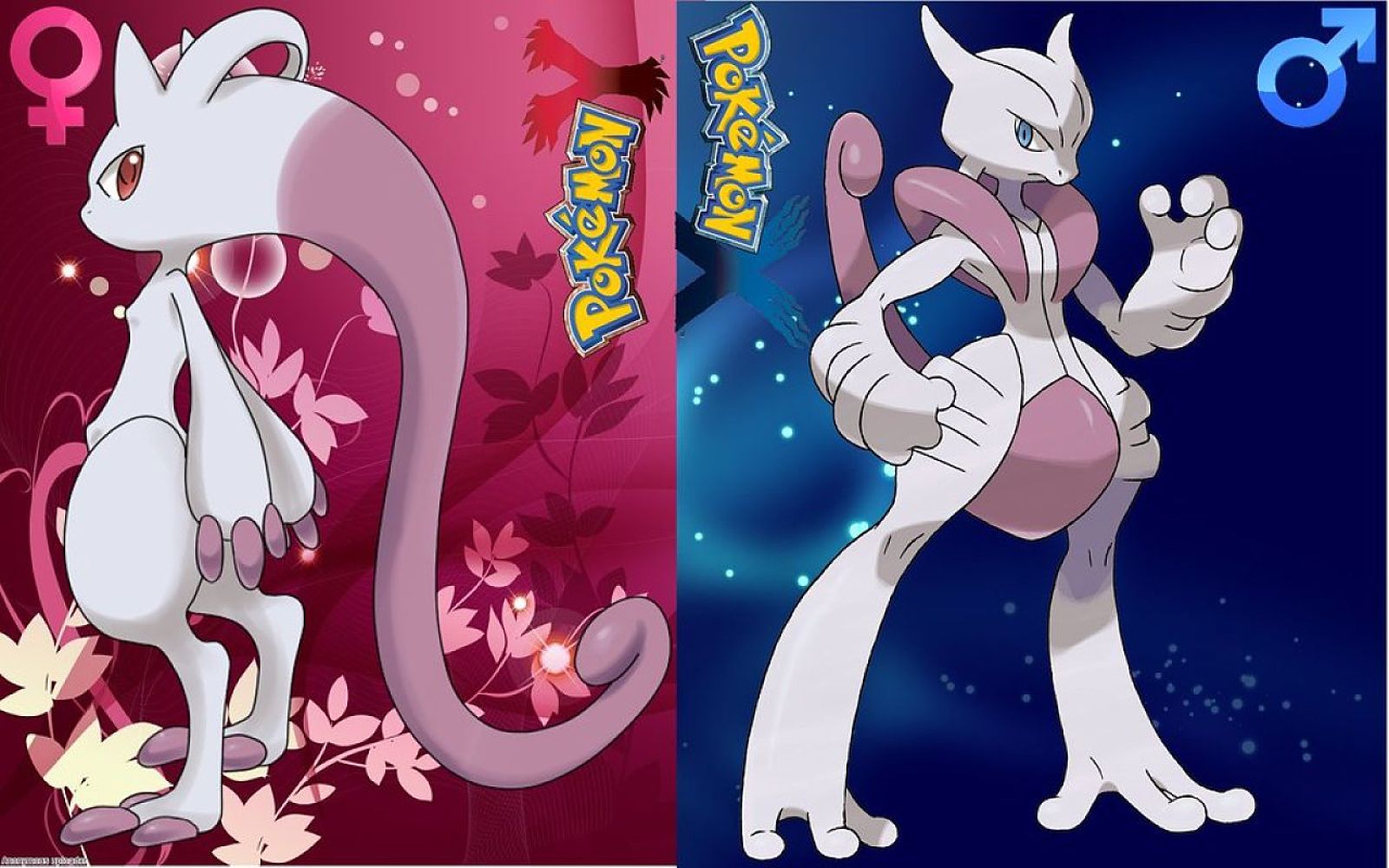 Mewtwo And Mega Mewtwo X by Frie-Ice on DeviantArt