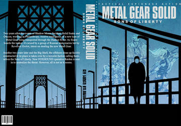 Metal Gear Solid Sons of Liberty book cover style